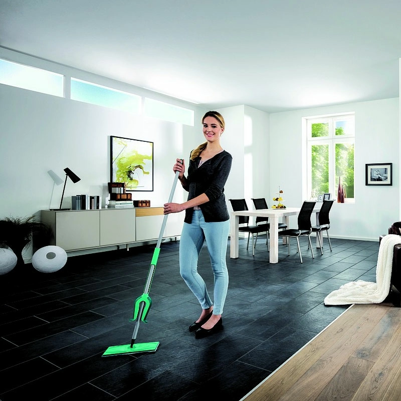 2 Швабра хозяйственная с отжимом Leifheit Picobello S micro duo фото 2