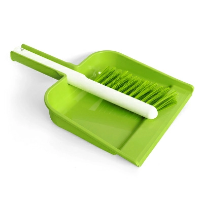Комплект Elite Portofino 2 в 1 щетка-сметка+совок, салатовый