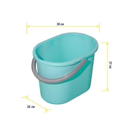 Ведро для мытья полов Hausmann 10л фото 11