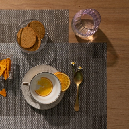 6 Салфетка сервировочная Zapel Frame grey&brown фото 6