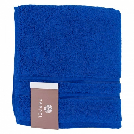2 Полотенце махровое 50x100см Pappel Cirrus/S, цвет синий фото 3
