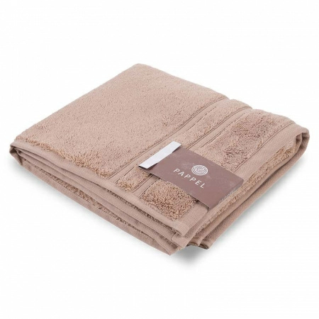 1 Полотенце махровое Pappel Cirrus/S 70x140см, цвет бежевый фото 1