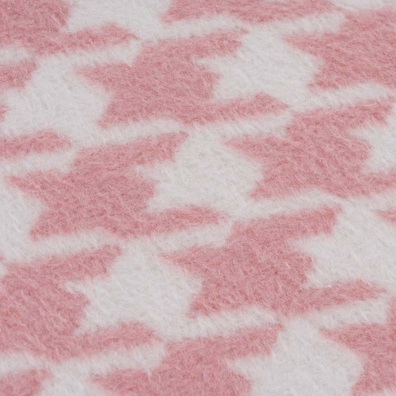 Плед 150x200см Pappel Scotch Jacquard, розовый фото 3