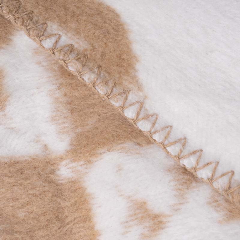 Плед Pappel Cotton 150x200см, бежевый фото 2