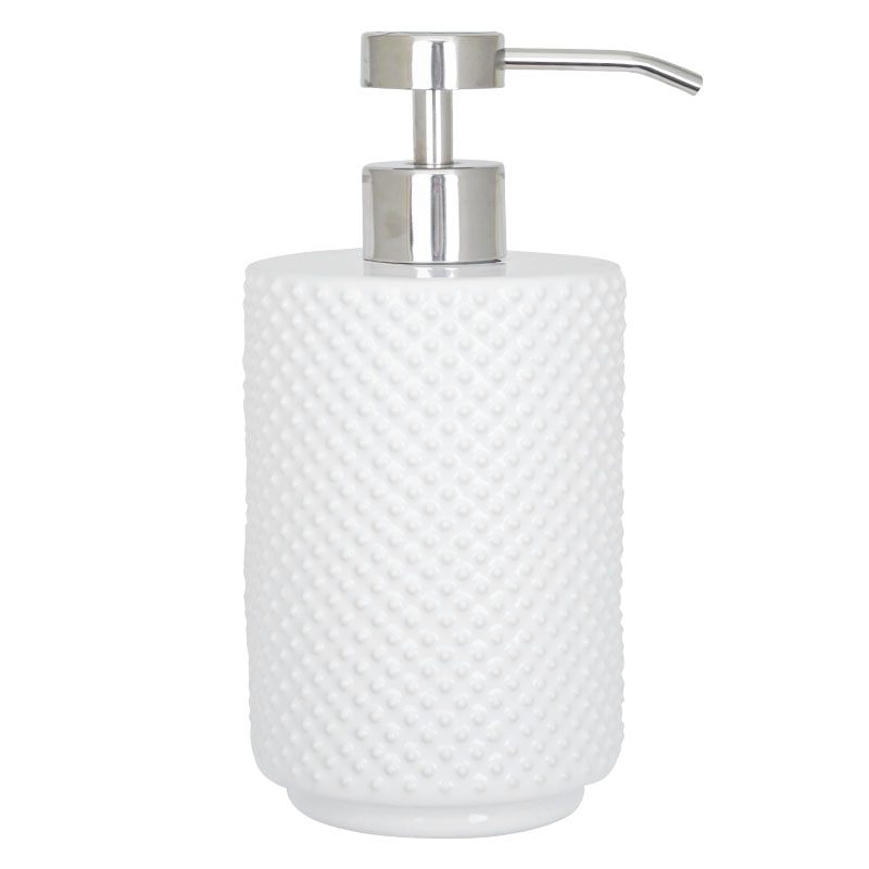 Дозатор для жидкого мыла Spirella Mero, белый фото 2