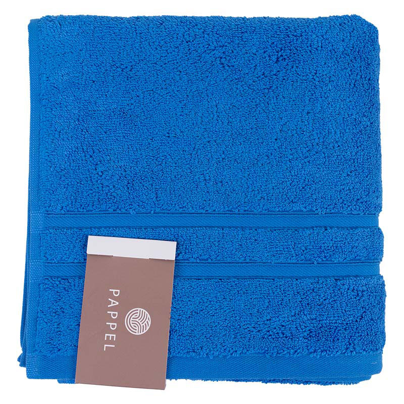Полотенце махровое Pappel Cirrus/S 50x100см, цвет темно-синий фото 3