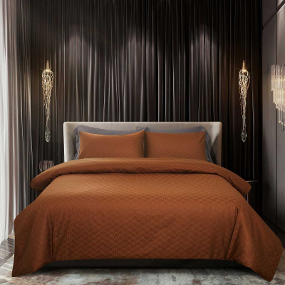 Комплект постельного белья 1,5-спальный Pappel Jacquard Brown