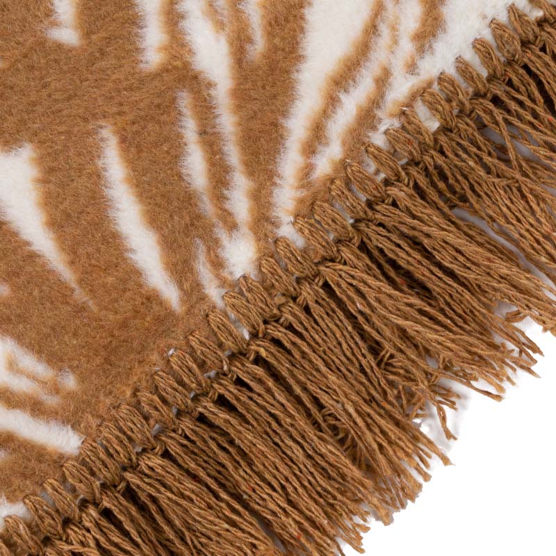 Плед 150x200см Pappel Scotch Jacquard, песочный фото 3