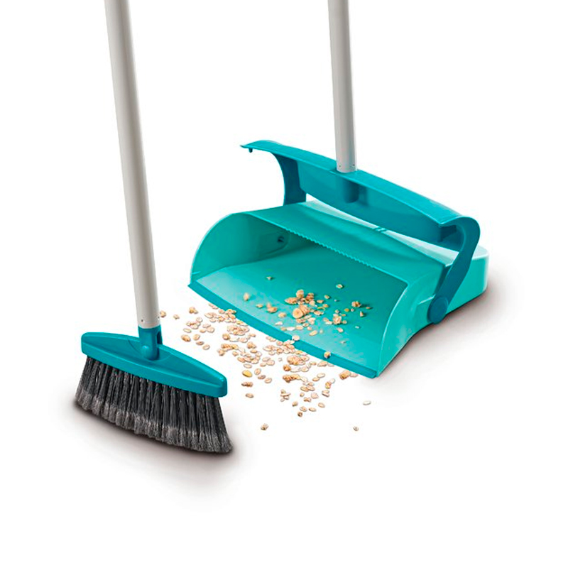 Набор для уборки Leifheit: щетка с контейнером для мусора фото 3