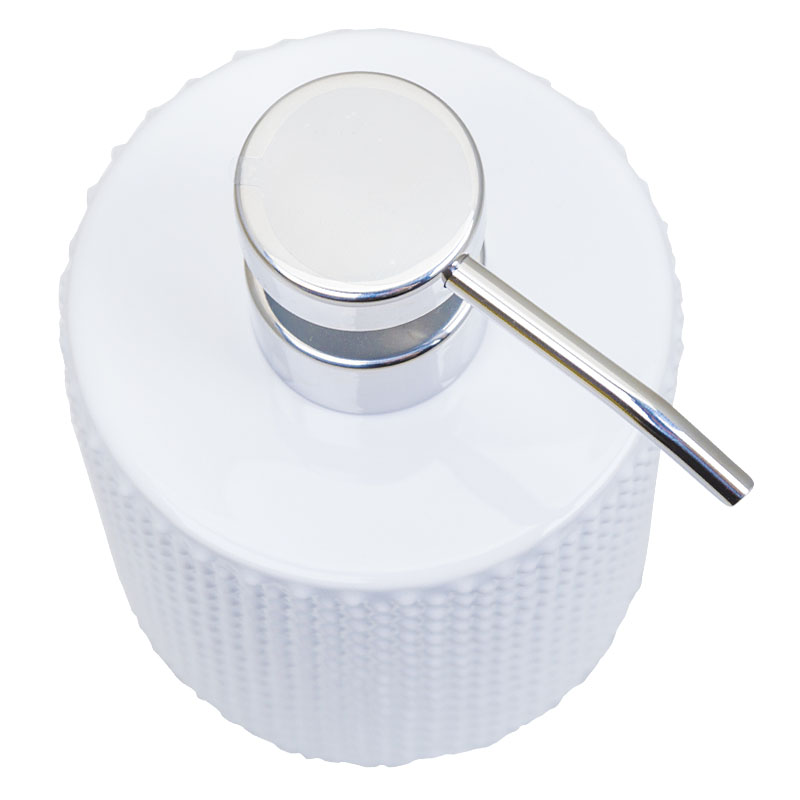 Дозатор для жидкого мыла Spirella Mero, белый фото 4