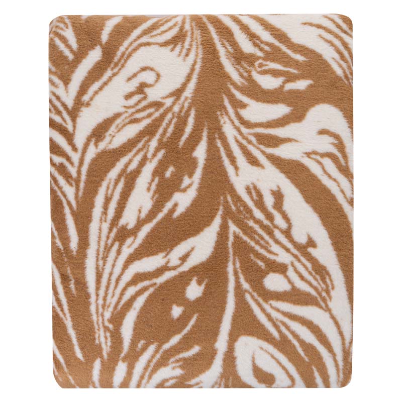 Плед 150x200см Pappel Scotch Jacquard, песочный фото 4