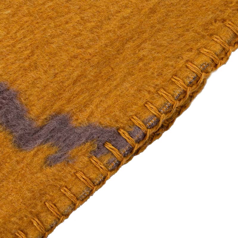 Плед 150x200см Pappel Cotton, коричневый фото 4