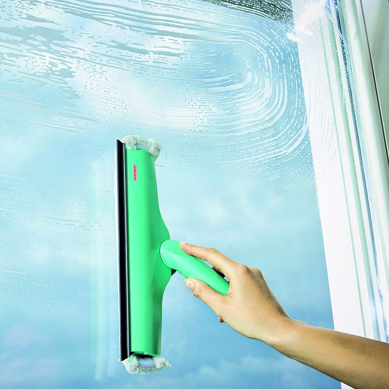 Щетка Leifheit W&F Cleaner L micro duo для мытья окон, 32см фото 3