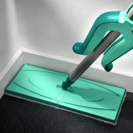 Швабра с телескопической ручкой и отжимом Leifheit Picobello Plus M фото 3