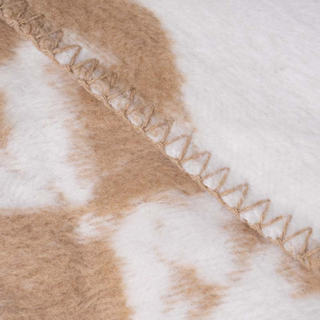 Плед 200x220см Pappel Cotton, бежевый фото 3