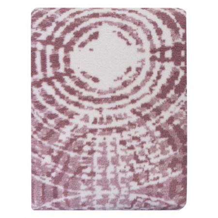 Плед 200x220см Pappel Cotton, белый с бордовым фото 2