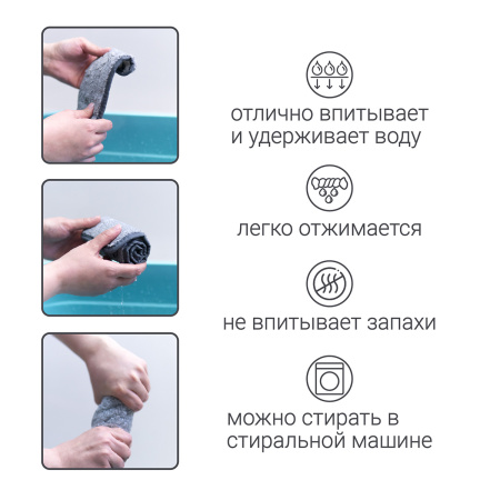 Швабра для мытья полов с отжимом Hausmann Care Clean version 2.0 фото 15