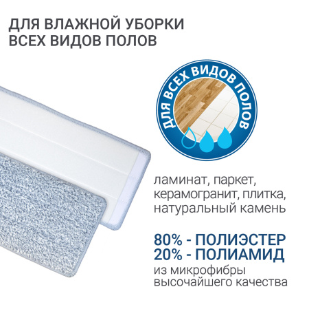 Сменная насадка для швабры Hausmann Elbrus HM-JN-106 фото 6